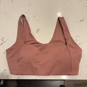 3247 NWT PINK ULTIMATE SQUARENECK SPORTS BRA XL